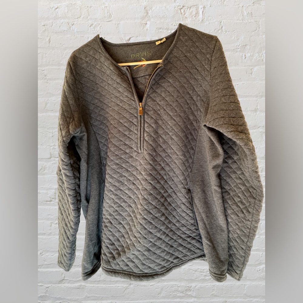 Orvis Large Women’s Quilter Sweatshirt Pullover